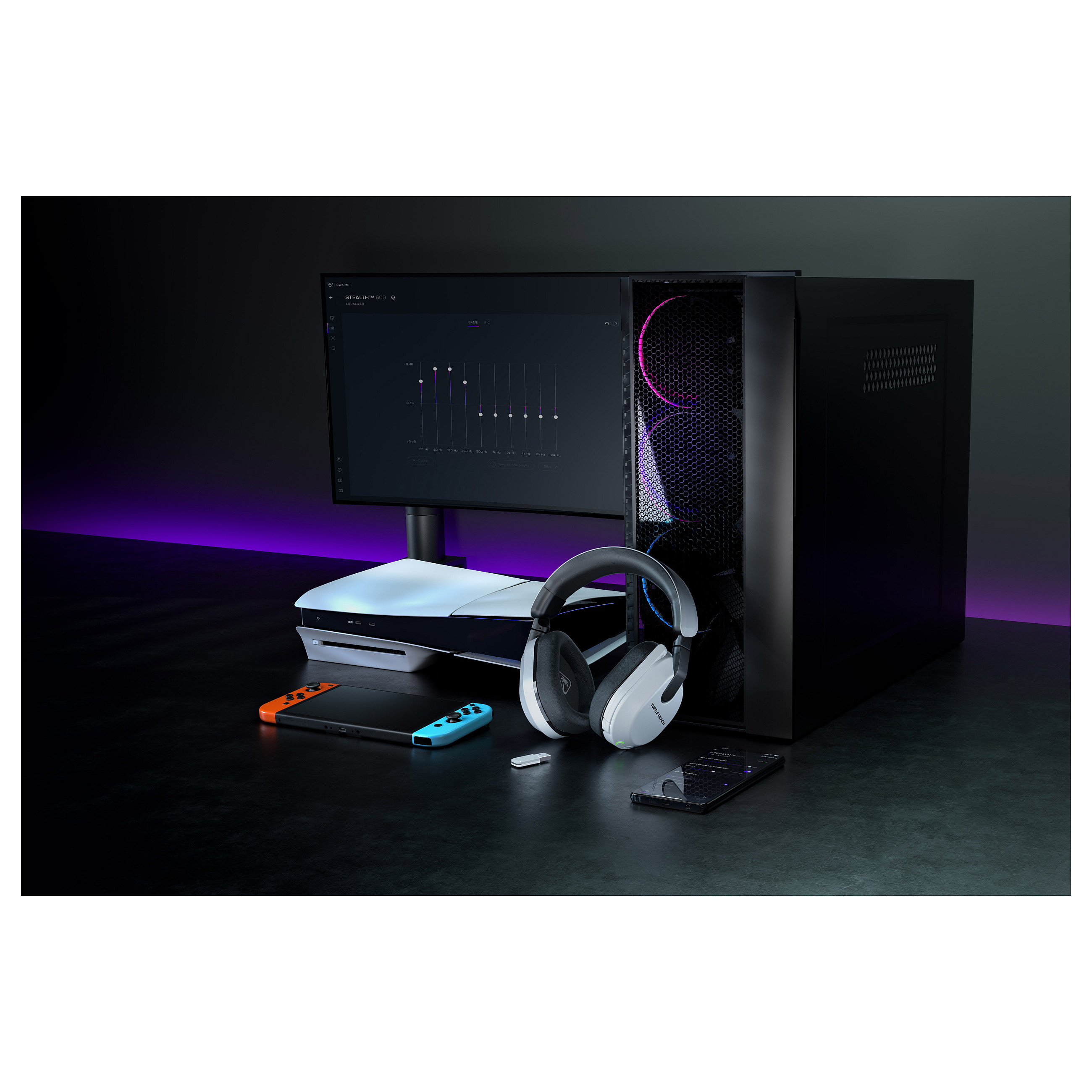 Kufje Gaming Turtle Beach Stealth 600 Gen 3 / PlayStation / Wireless / Bluetooth / 20–20.000 Hz - Bardhë 8