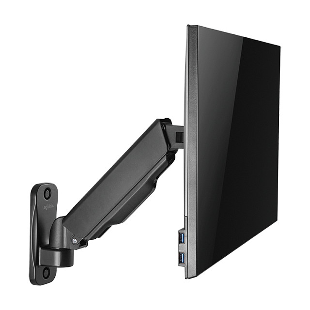 Mbajtëse për Monitor LogiLink BP0144 , 1 Monitor , 17–32" , deri 9kg , me sustë gazi , e pjerrët , e rrotullueshme , VESA 75x75 & 100x100 - Zezë 4