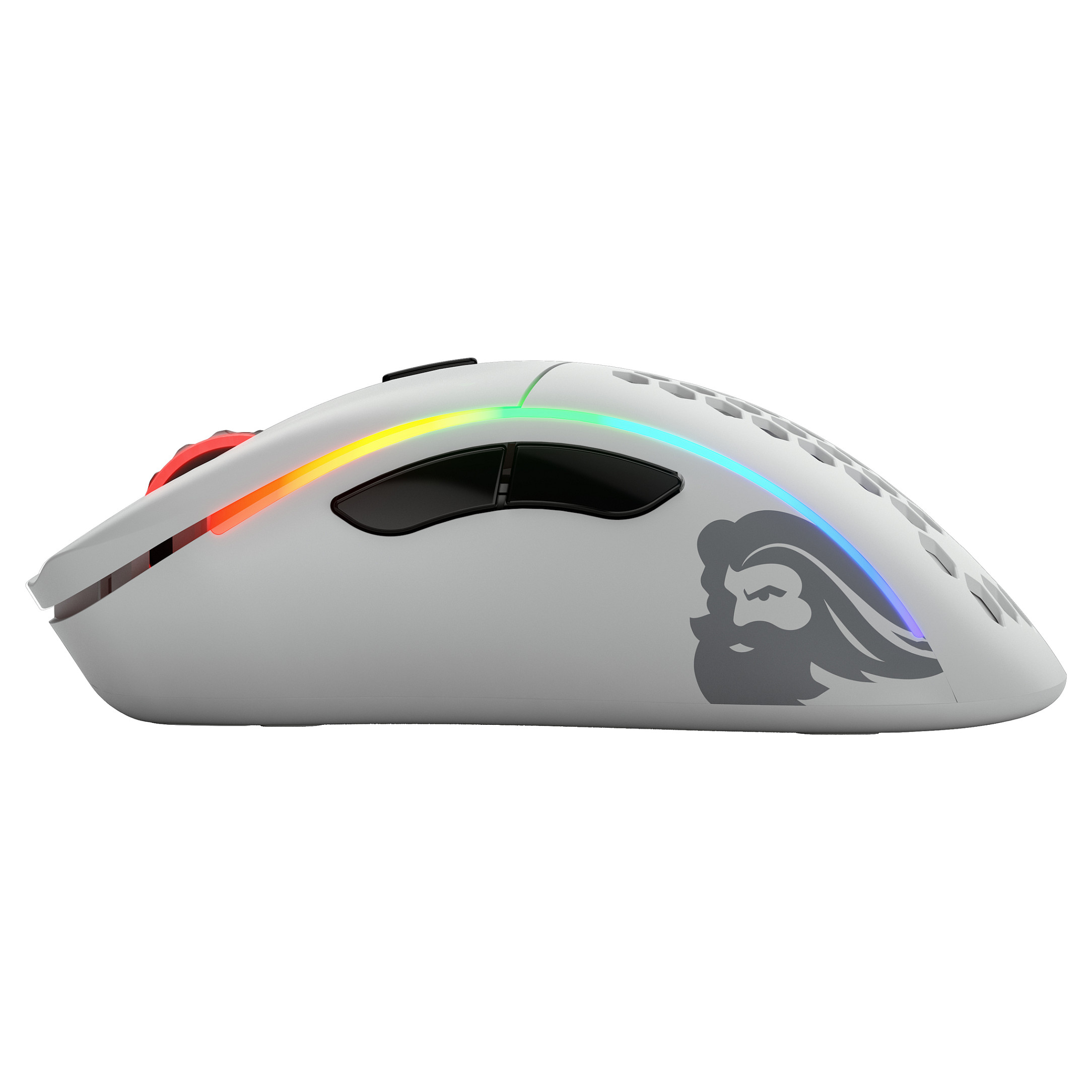 Maus Gaming Glorious Model D Wireless, 19,000DPI, 2.4GHz, 6 Butona, RGB - Bardhë 4