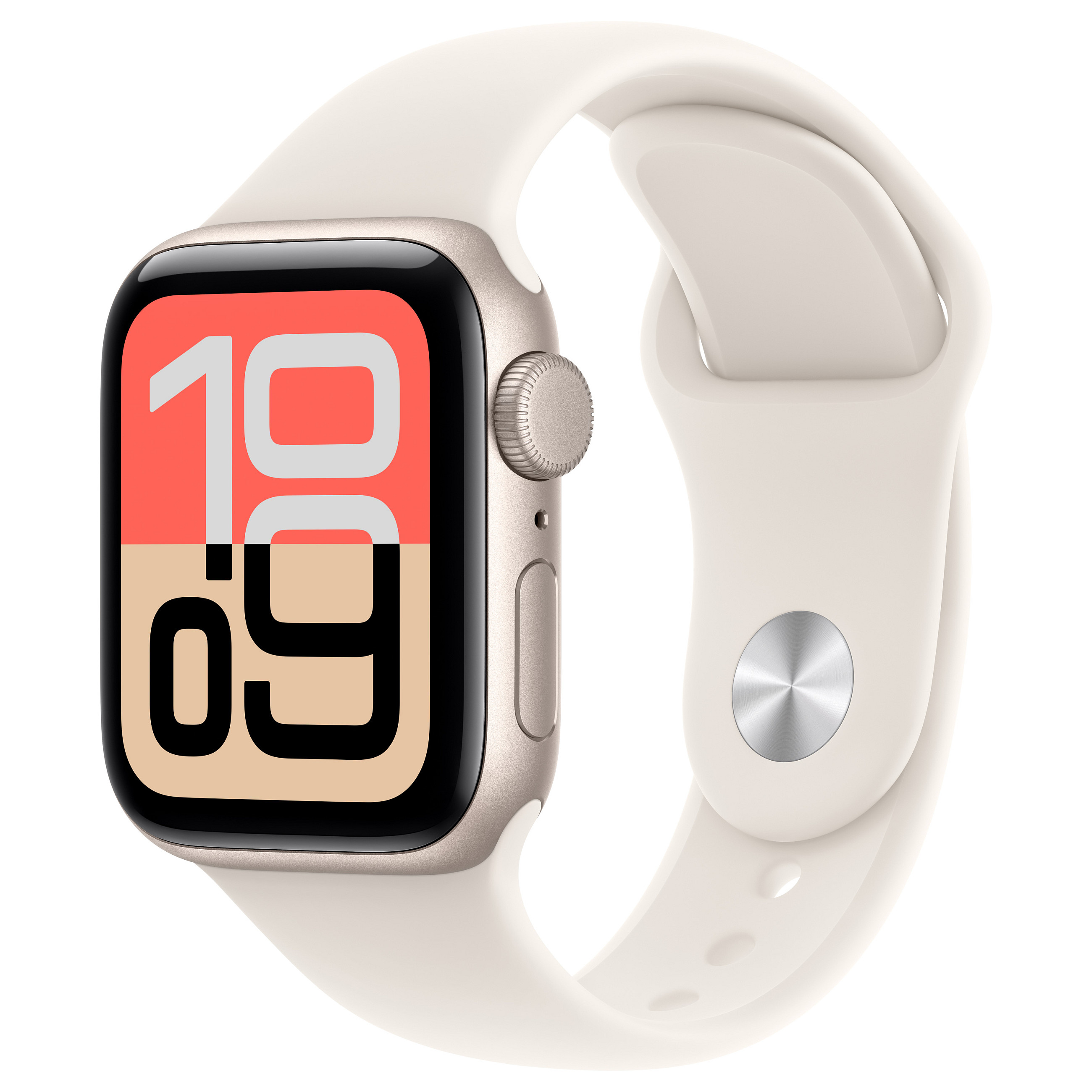 Apple Watch SE 3 / Cellular / 40mm / Aluminium Beige Case with Beige Sport Armband – M/L