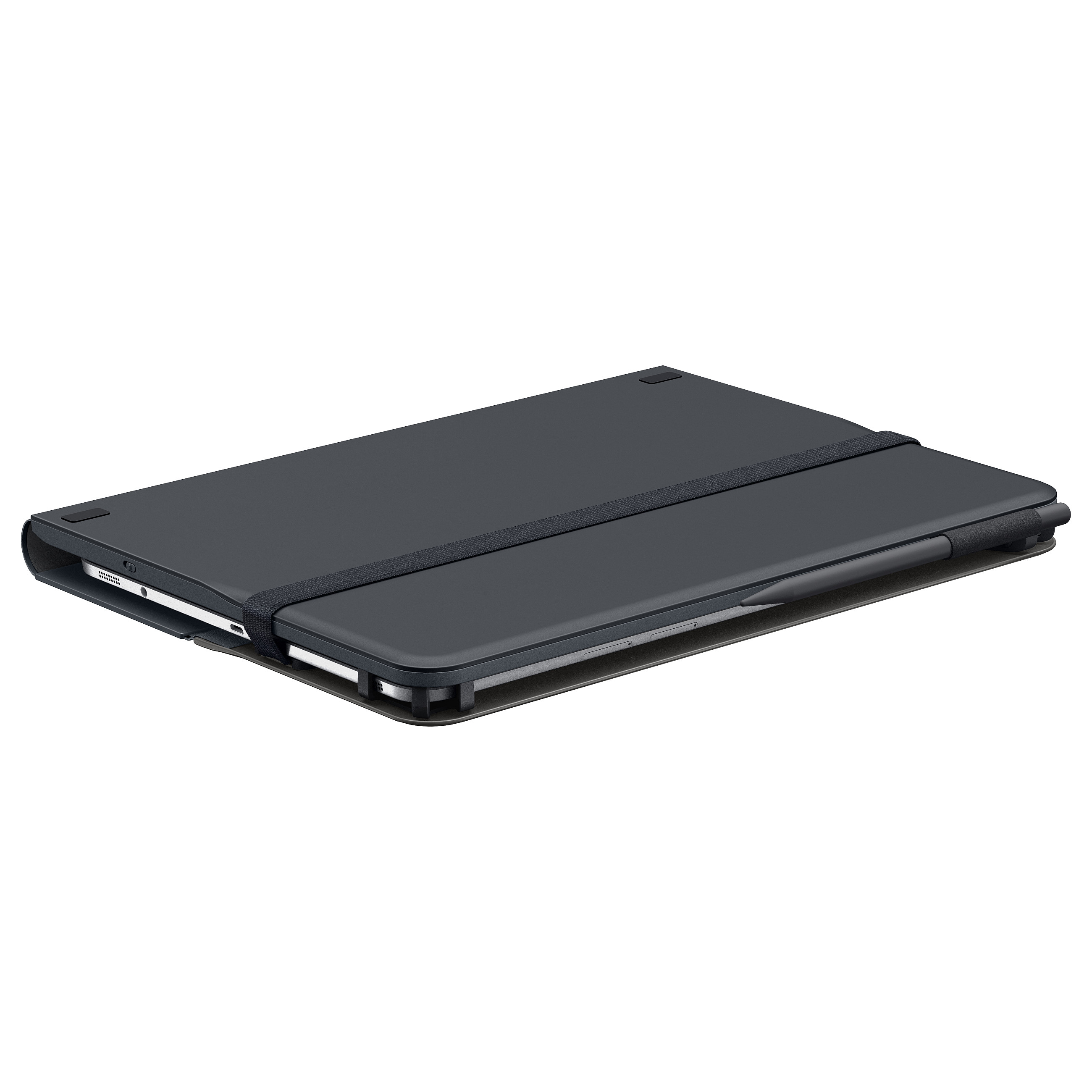 Tastierë për Tabletë Logitech Universal Folio / 9–10" / Bluetooth 3.0 / AZERTY (FR) / 78 Taste / 4-Pikësh Grip / Mbajtëse Stilolapsi – Zezë 8