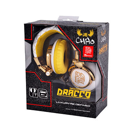 Kufje Gaming Tt eSPORTS DRACCO Signature, 10–22.000 Hz, Kabllo 1,5 m - Bardhë 5