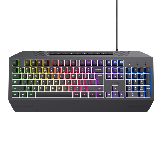 Tastierë Gaming Trust GXT 836 Evocx / USB / Full-Size / RGB LED / Anti-Ghosting – Zezë 2