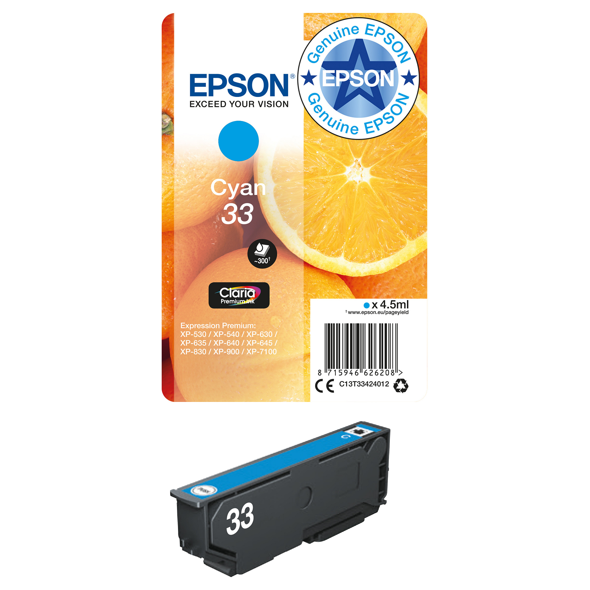INK Epson C13T33424012 – Blu