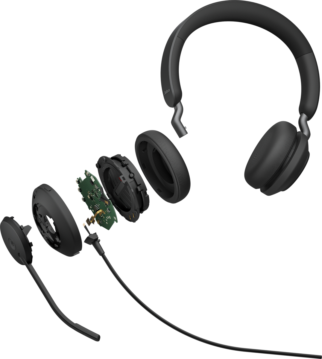 Kufje me kabllo Jabra Evolve2 40 SE / USB-C&USB-A   – Zezë 3