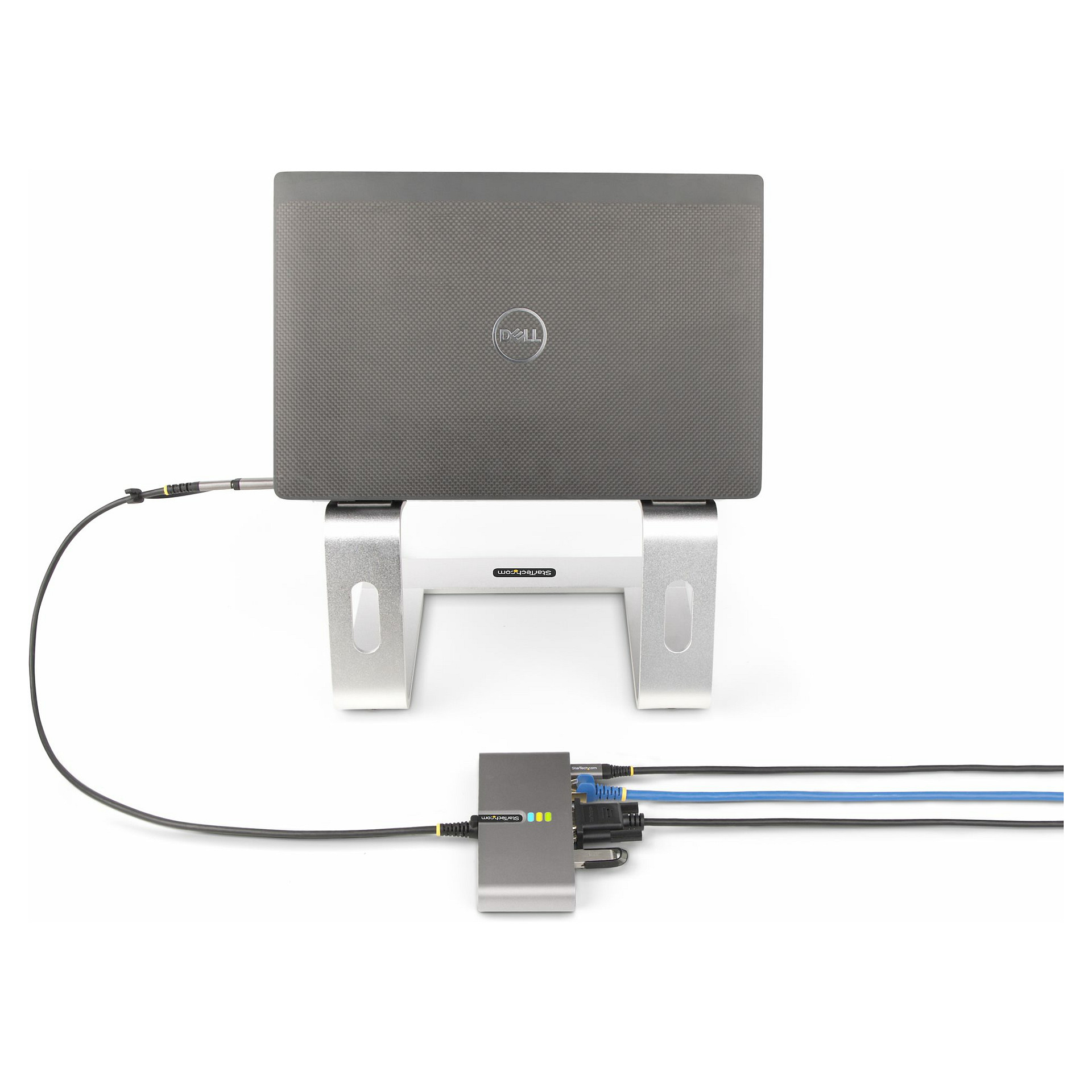 Hub USB-C StarTech.com 5G2A1SGBB-USB-C-HUB, 2-Porta USB-A 5Gbps, Gigabit Ethernet, RS-232, 100W PD - Hiri 6
