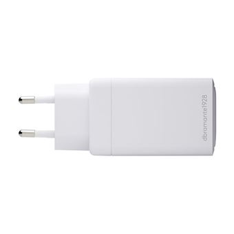 Adapter dbramante1928 CI70CCWH4436, GaN, 2x USB-C, 1x USB-A, Power Delivery, 70W - Bardhë 2