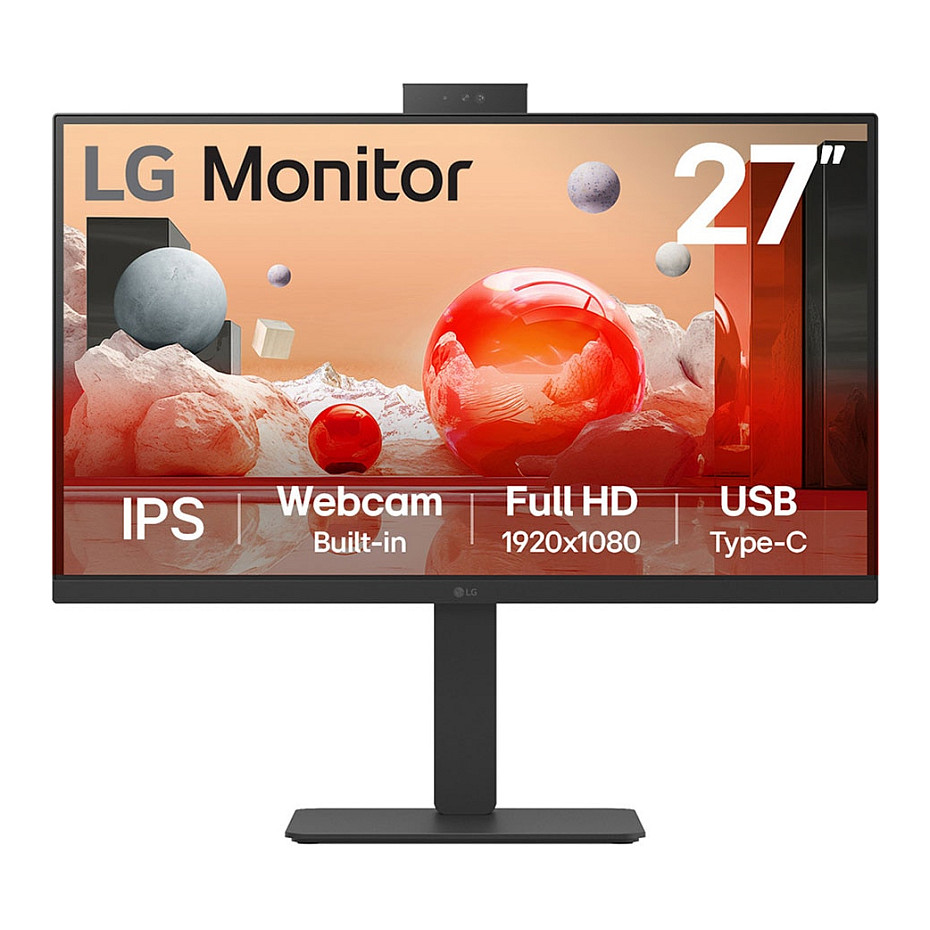 Monitor LG 27BA850-B, 27", FHD IPS, 100Hz, 5ms, HDMI + DP + USB-C - Zezë