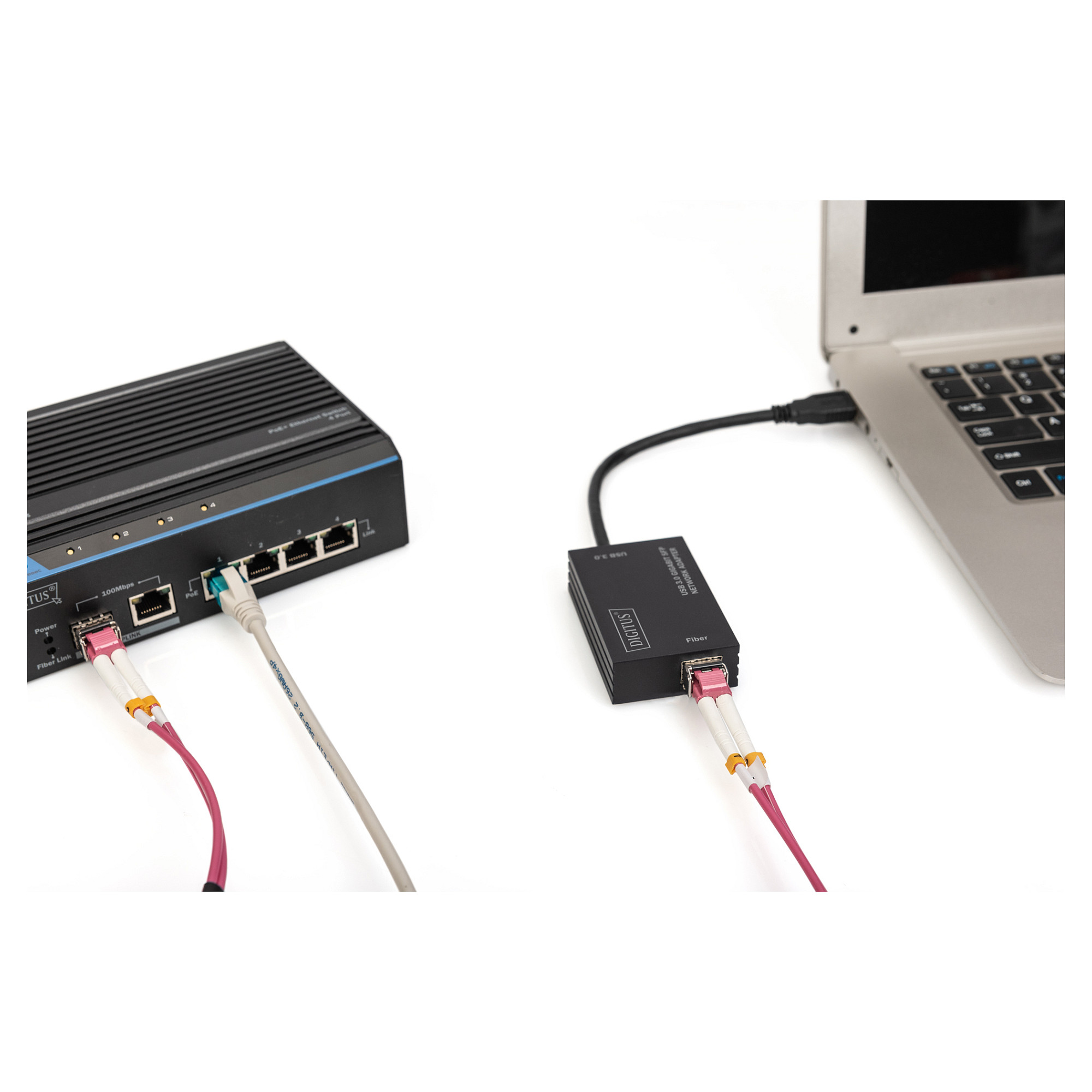 Adapter USB 3.0 DIGITUS → Gigabit SFP thumbnail 5