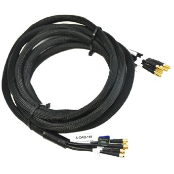 Kabllo për Rrjet Poynting A-CAB-118, HDF-195 Low Loss, 5x5m, 3x SMA Male + 2x RP-SMA Male - Zezë 2