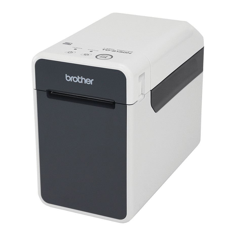 Printer Label Brother TD-2130N / USB LAN / 300dpi / 63mm / 152mm/s / 16MB / Direct Thermal - Zezë / Gri thumbnail 4