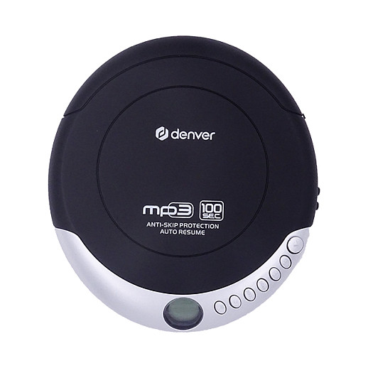 CD Player portativ Denver DMP-391, MP3, Mbrojtje nga Goditjet 100 sekonda - Zezë dhe Gri 3