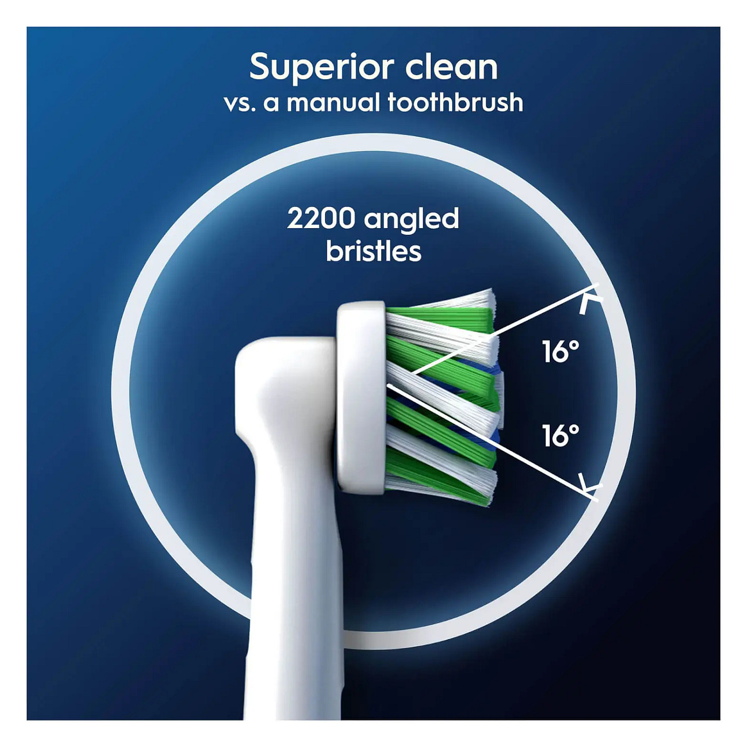 Aksesorë për kujdesin oral Oral-B Pro CrossAction Aufsteckbrsten 12er (wei, Frustfreie Umverpackung) – Bardhë 4