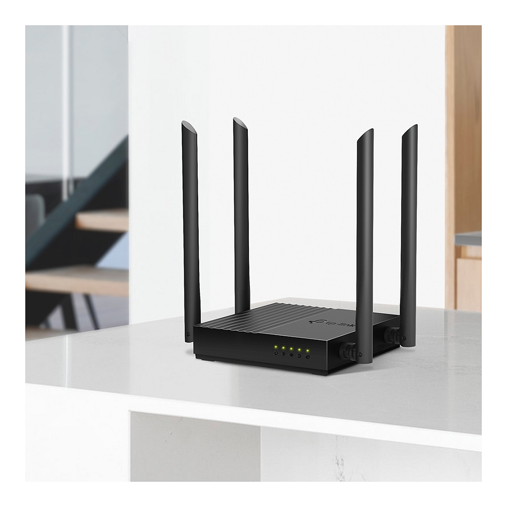 TP-Link, Archer C64, Ruter, Wi-Fi 5, AC1200, Dual-Band, 1× Gigabit WAN + 4× Gigabit LAN, MU-MIMO, EasyMesh, Zezë 5