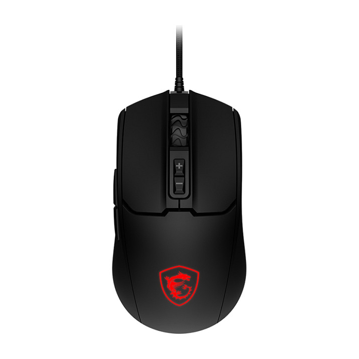 Maus Gaming MSI FORGE GM100 / USB / Optik / 6400 DPI / 1000Hz / 7 Butona / RGB - Zezë