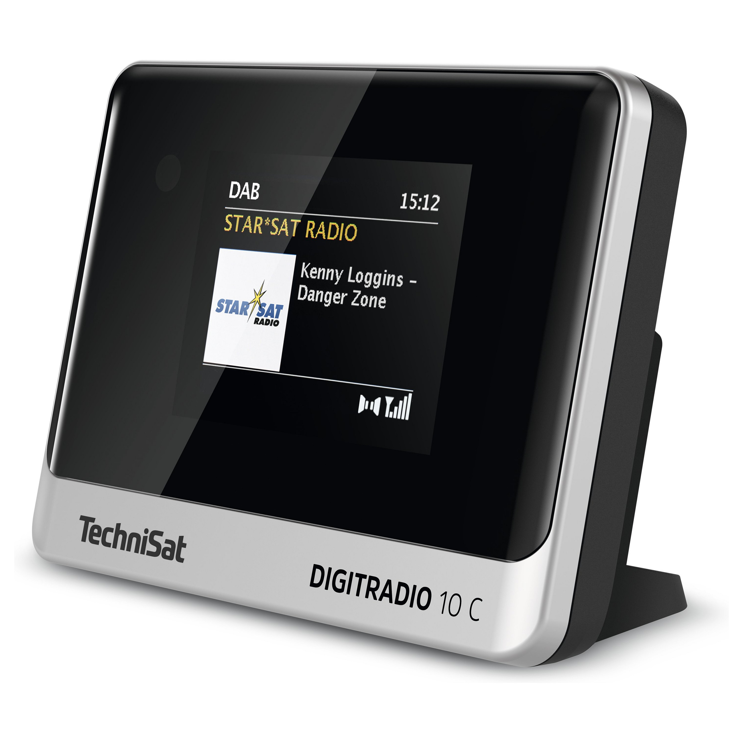 Radio TechniSat DIGITRADIO 10 C, DAB+, FM/RDS, Bluetooth, Ekran me Ngjyra, RCA - Zezë/Argjend 3