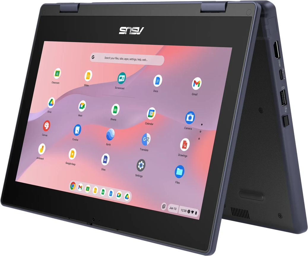 Laptop ASUS Chromebook Flip CZ1104FM2A-NS0249, Kompanio 520, 8GB LPDDR4X, 64GB, 11.6" WXGA Touch, ARM Mali-G52 MC2 - Gri
