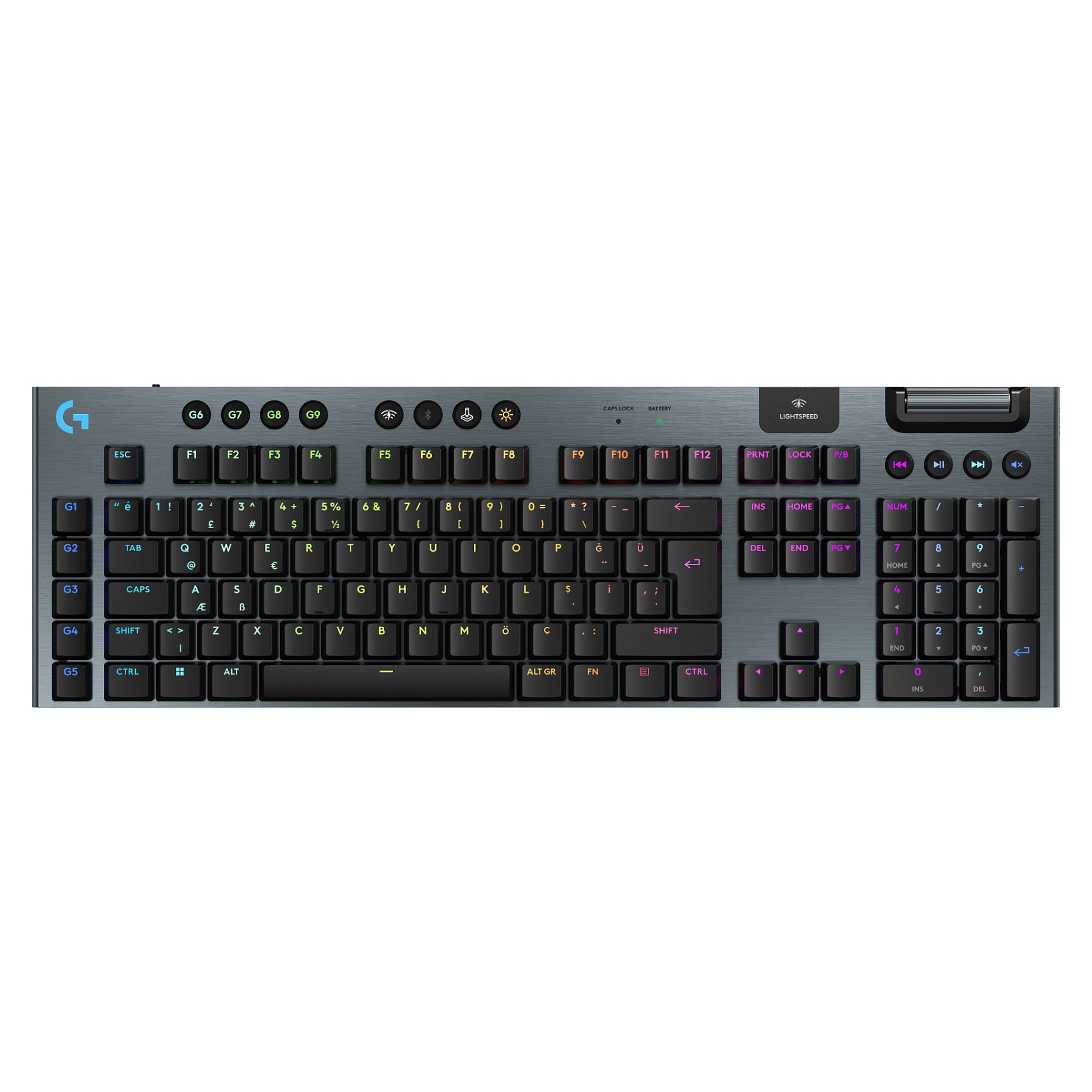 Tastierë Gaming Logitech G915 X LIGHTSPEED / US Layout / QWERTY – Zezë