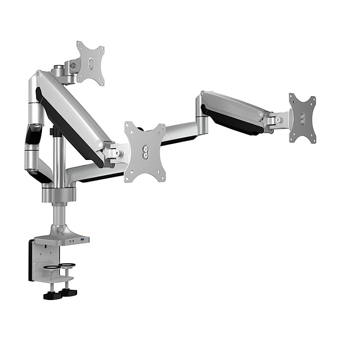 Mbajtëse për Monitor ICY BOX IB-MS523-T , 1 Monitor , deri 32" , deri 9kg , sustë gazi , VESA 75x75 & 100x100 - Argjend/Gri 7