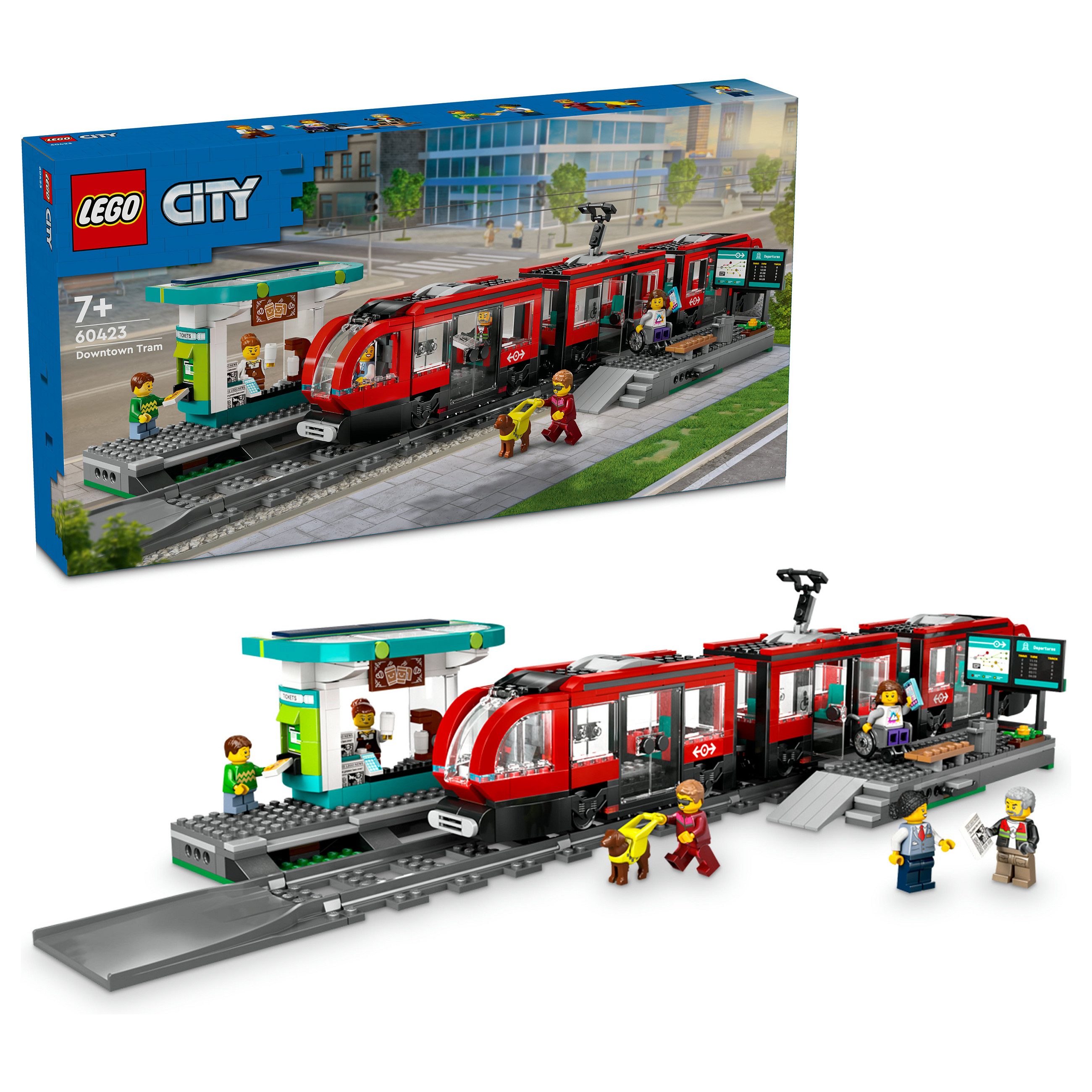 LEGO 60423 City: Tram with Stop thumbnail 2