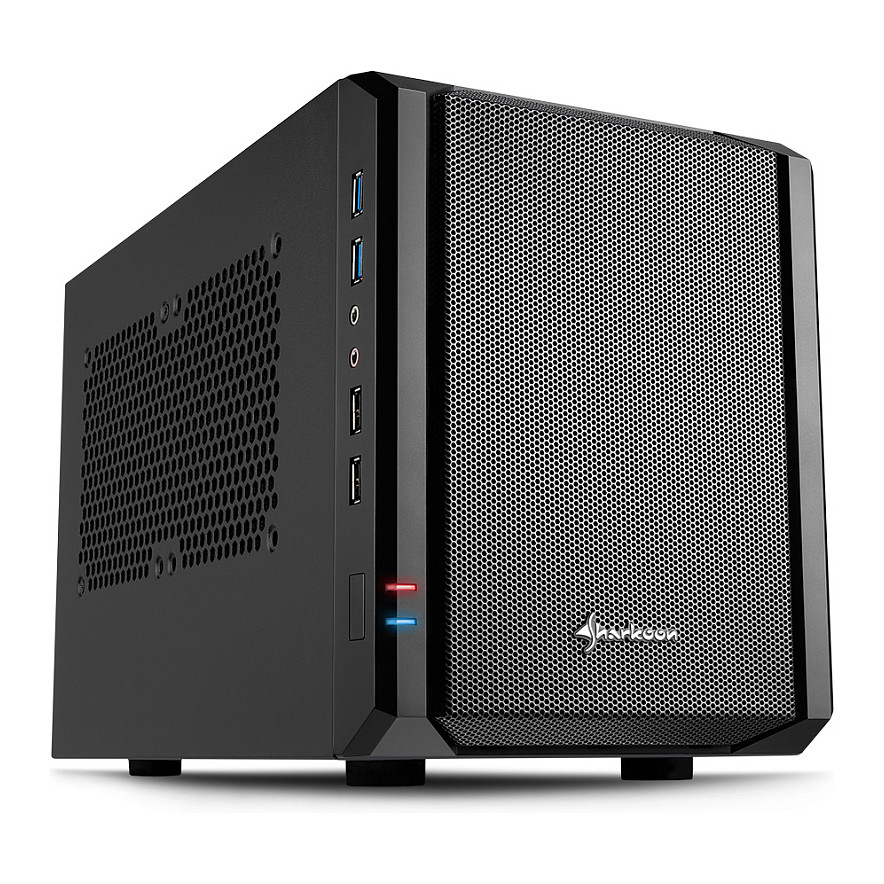 Kasë Mini-ITX Sharkoon QB One – Zezë thumbnail 3