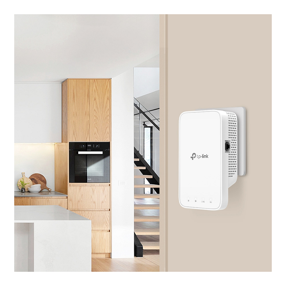 TP-Link RE330 AC1200 Mesh Wi-Fi Extender / Dual-Band / 300+867Mbps / 10/100Mbps LAN / Access Point 7