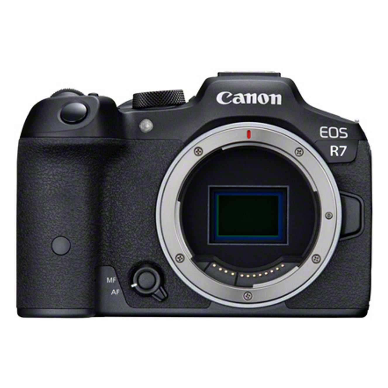 Kamerë Digjitale Canon EOS R7 Body, APS-C, 32.5MP, 30fps, 4K 60fps, 5-Axis IS, RF Mount - Zezë