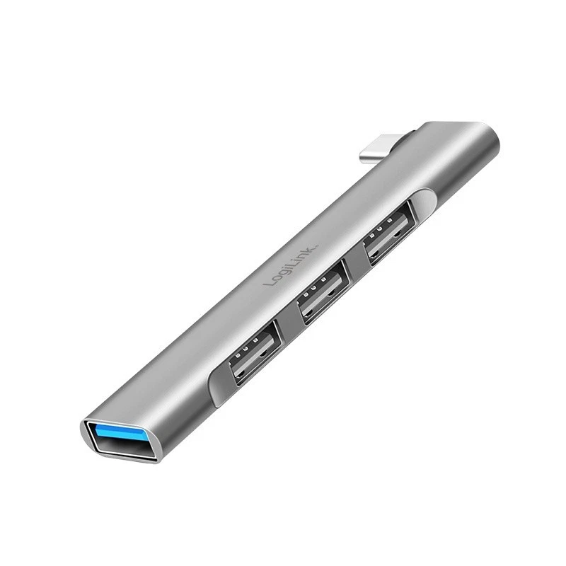 Hub USB-C LogiLink UA0447, 2x USB-A, 5x USB-C, 5Gbps, me çelësa - Argjend 8