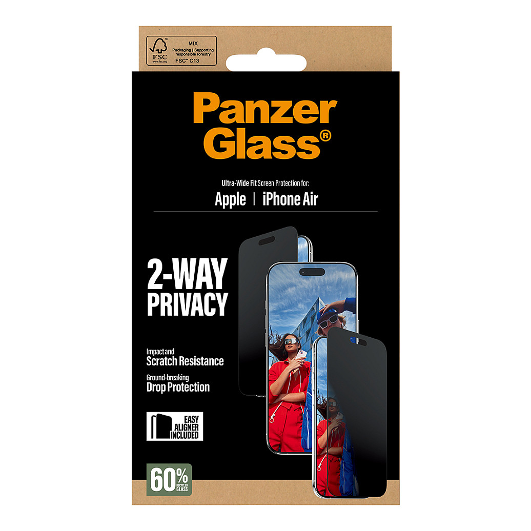PanzerGlass 2-Way Privacy Screen Protector for iPhone 17 Air / UWF thumbnail 3