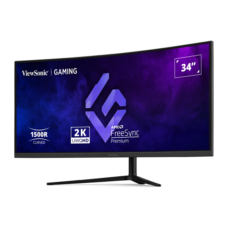 Monitor Gaming ViewSonic VX3418C-2K, 34", UWQHD VA Curved, 180Hz, 1ms, HDR10, HDMI + DisplayPort - Zezë 3
