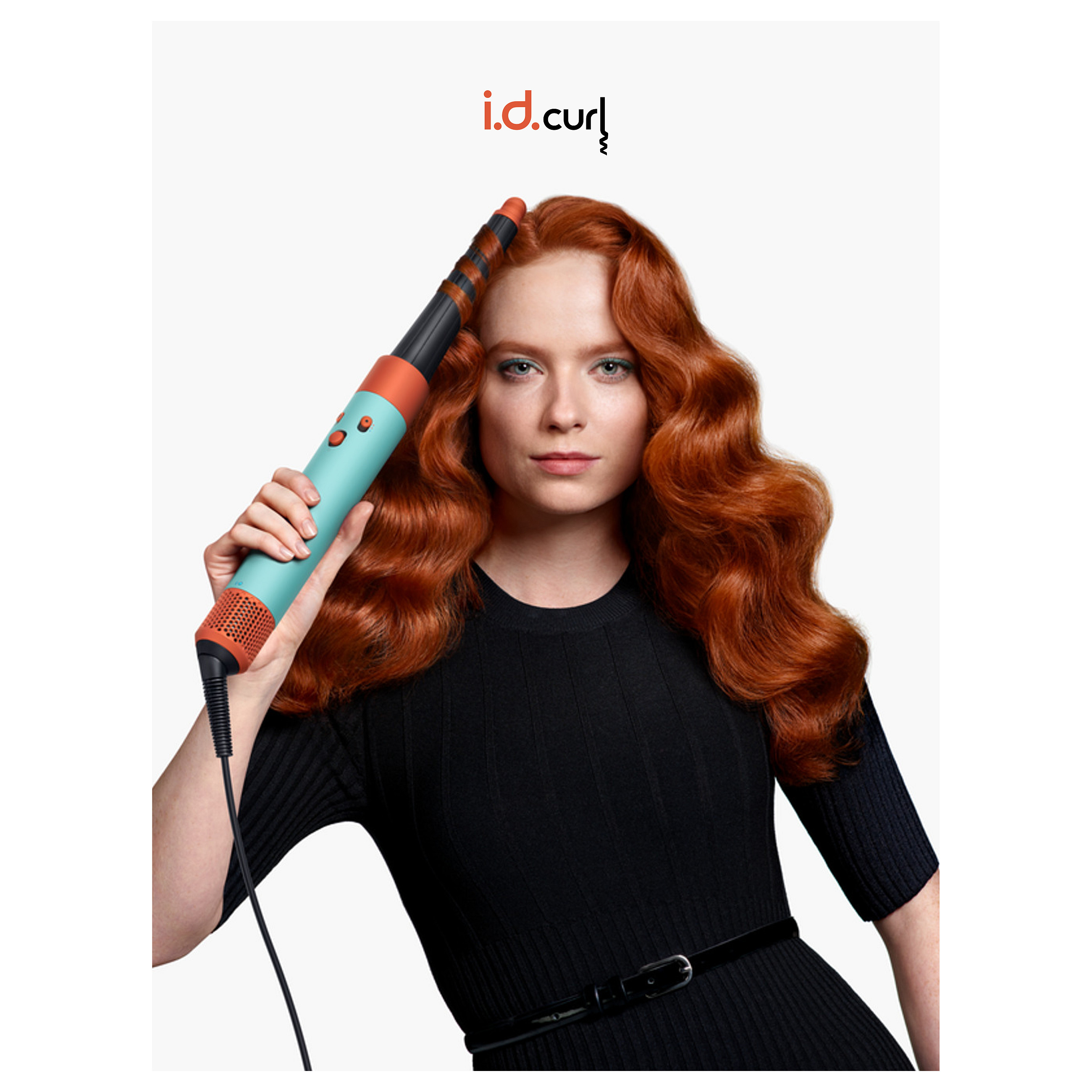 Stilues për flokë me ajër Dyson Airwrap i.d. Curly+Coily / Coanda / Bluetooth / 6-në-1 / 1300 W – Zezë/Portokalli/Gjelbër 6