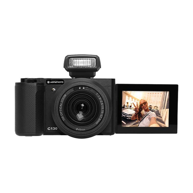 Kamerë digjitale AgfaPhoto Realishot C130, 24MP, Sony IMX458, 10x Optical Zoom, 4x Digital Zoom, 2.8", 4K UHD – Zezë 4
