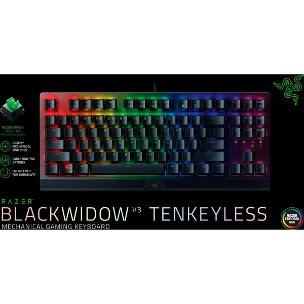 Tastierë Gaming Razer BlackWidow V3 Tenkeyless Wired / QWERTZ / German Language - Zezë 5