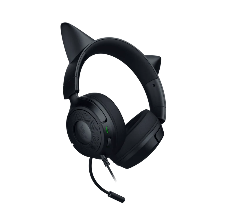 Kufje Gaming Razer Kraken Kitty V3 X / Wired / USB / 40mm / Virtual 7.1 / Mikrofon – Zezë/Gjelbër 2