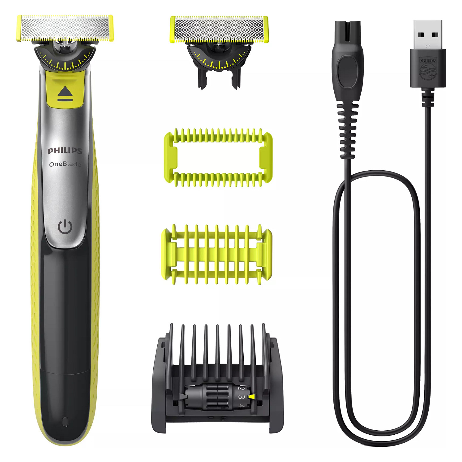 Makinë e rrojës Philips OneBlade Pro 360 Face+Body / QP6542/15 / 360 Blade / 12.000 lëvizje/min / 0.4–10 mm / Wet & Dry / 90 Min – Zezë 3