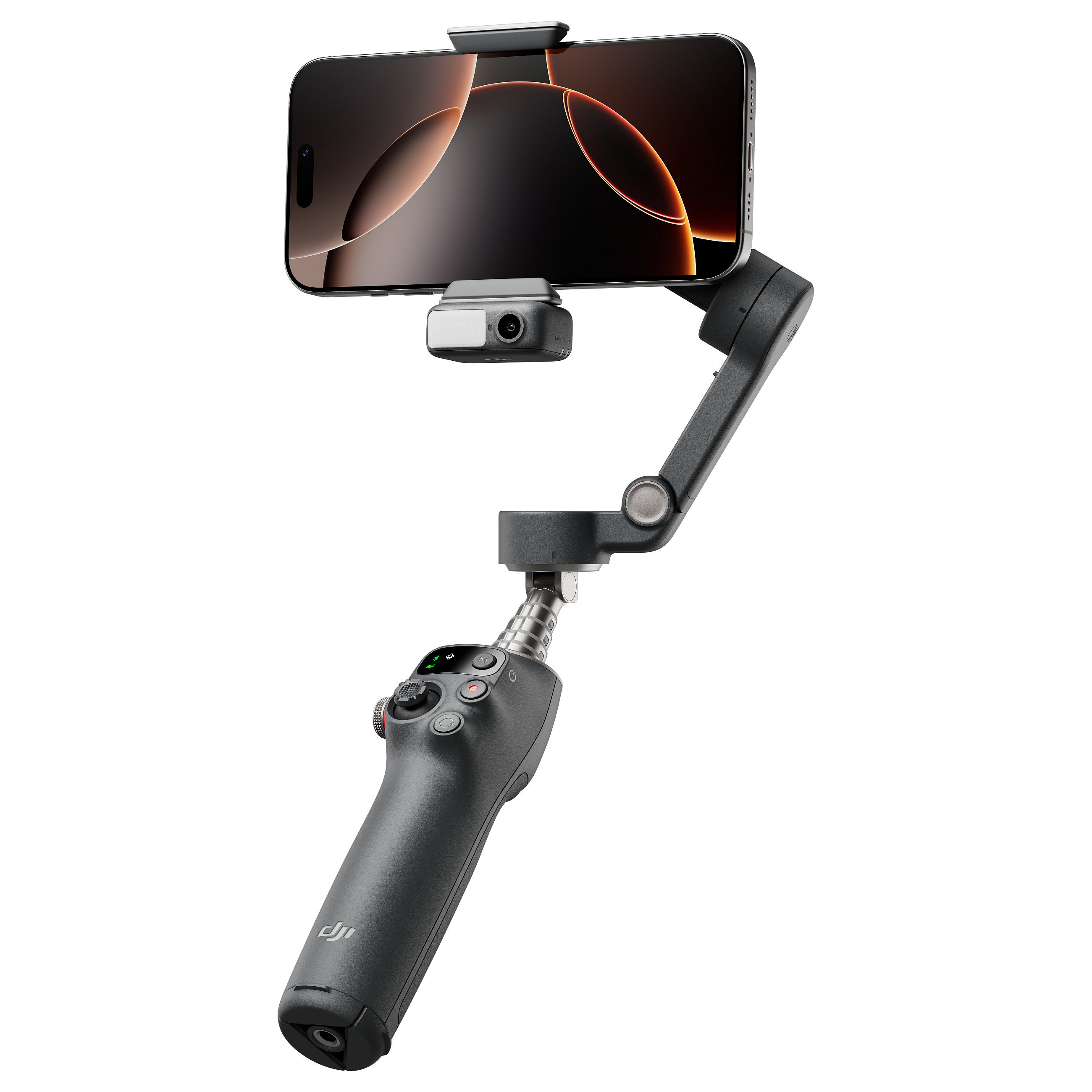 Stabilizues DJI Osmo Mobile 7P, 3-Aksësh, ActiveTrack 8.0, Tripod i Integruar, Shufër Zgjatuese - Gri e Errët 9