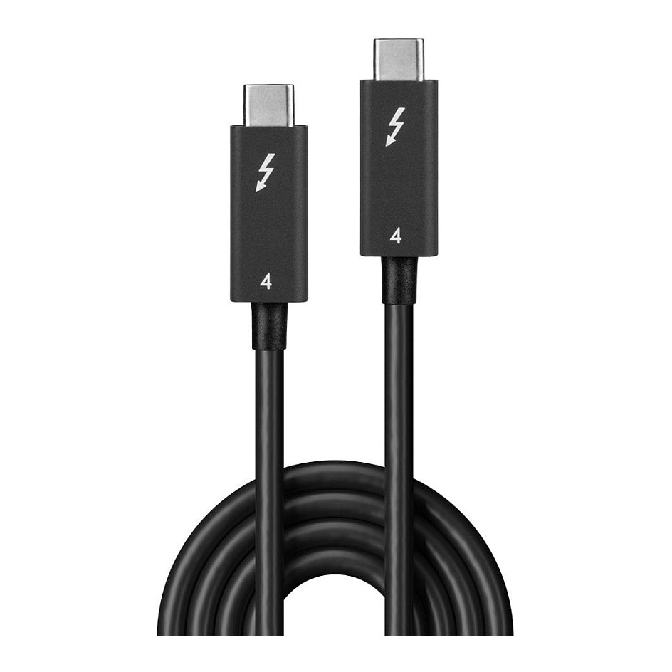 Kabllo Thunderbolt 4 LINDY 31121, USB-C në USB-C, 40 Gbps, 100 W, 2 m - Zezë 2