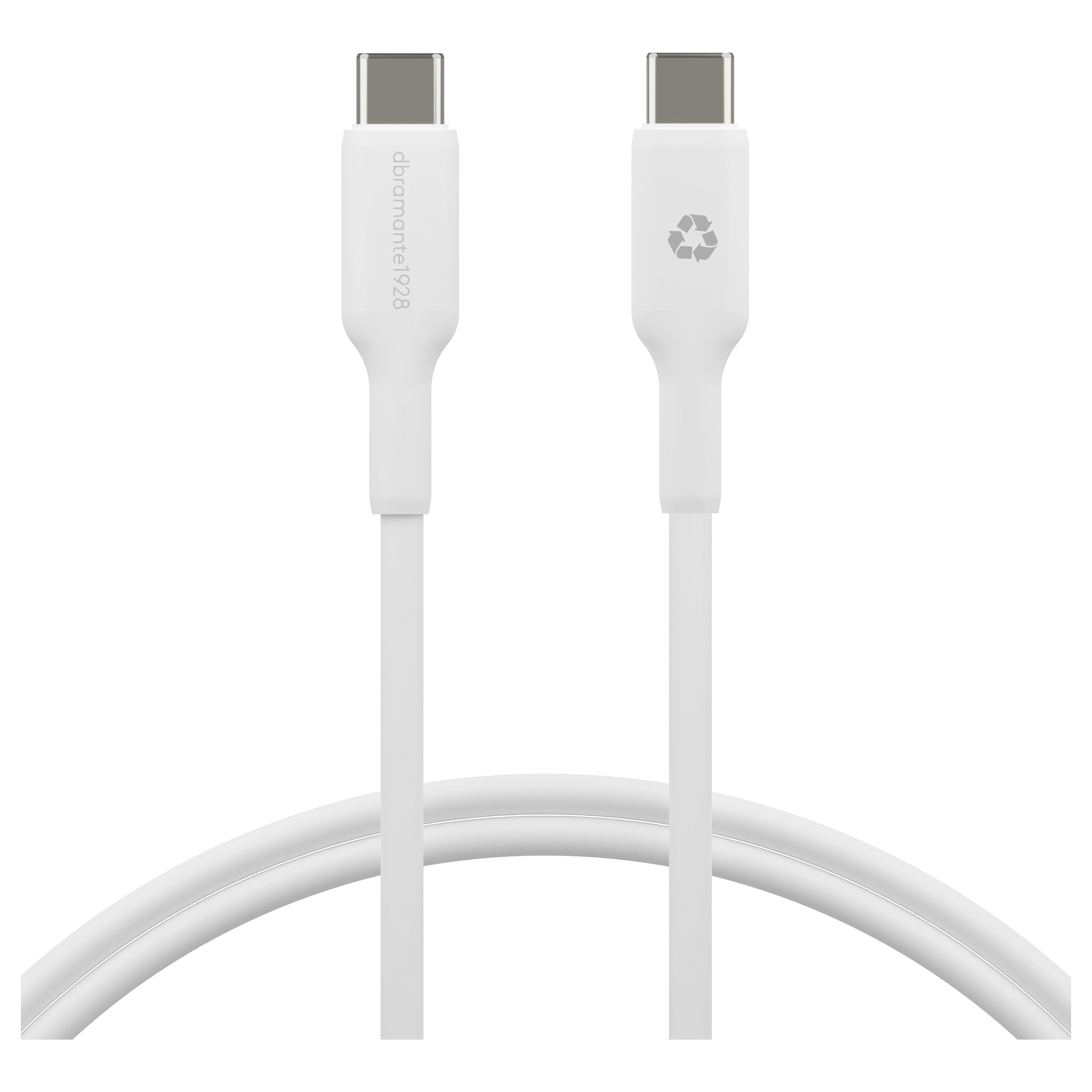 Kabllo USB dbramante1928 Re-charge CB10CCWH4356, USB-C në USB-C, 1m, 60W - Bardhë 2