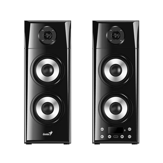Altoparlantë Genius SP-HF2800BT / 2.0 / 60W RMS / Bluetooth 5.0 / 65 Hz–20 kHz - Zezë 2