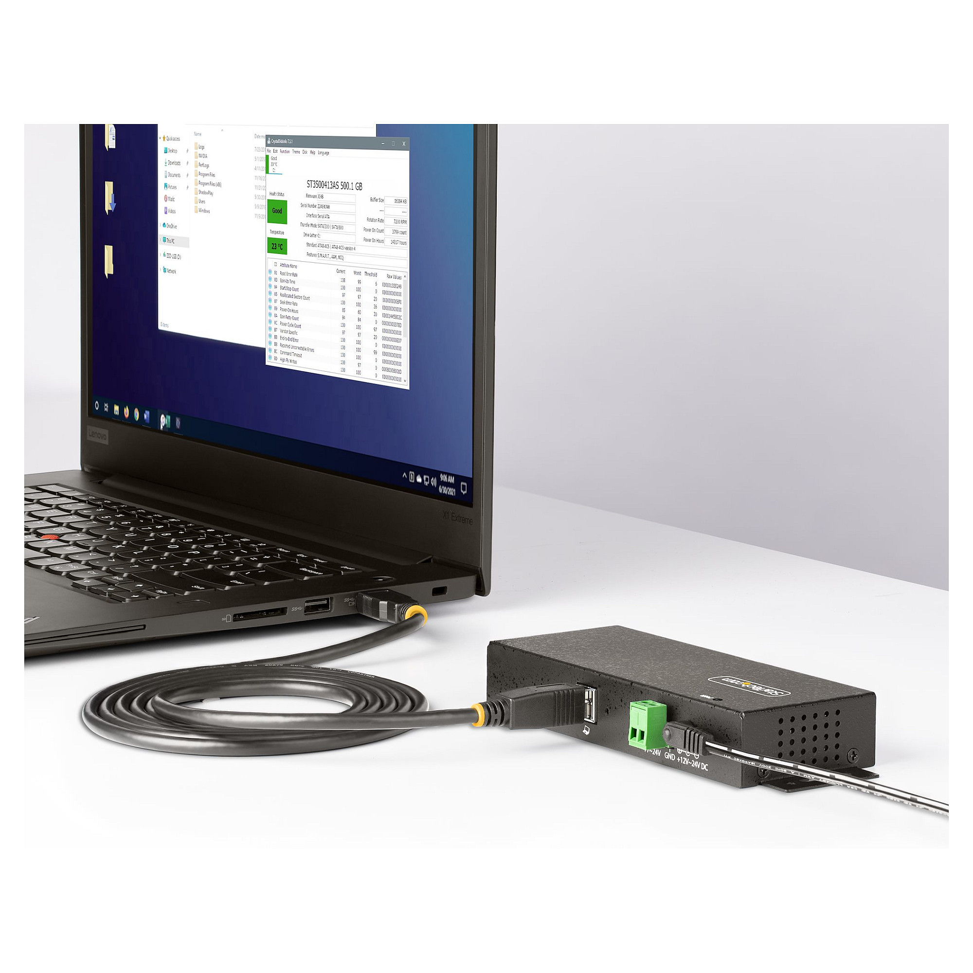 Hub StarTech 5G7AINDRM / 7x USB-A / 5Gbps / Managed – Zezë 8