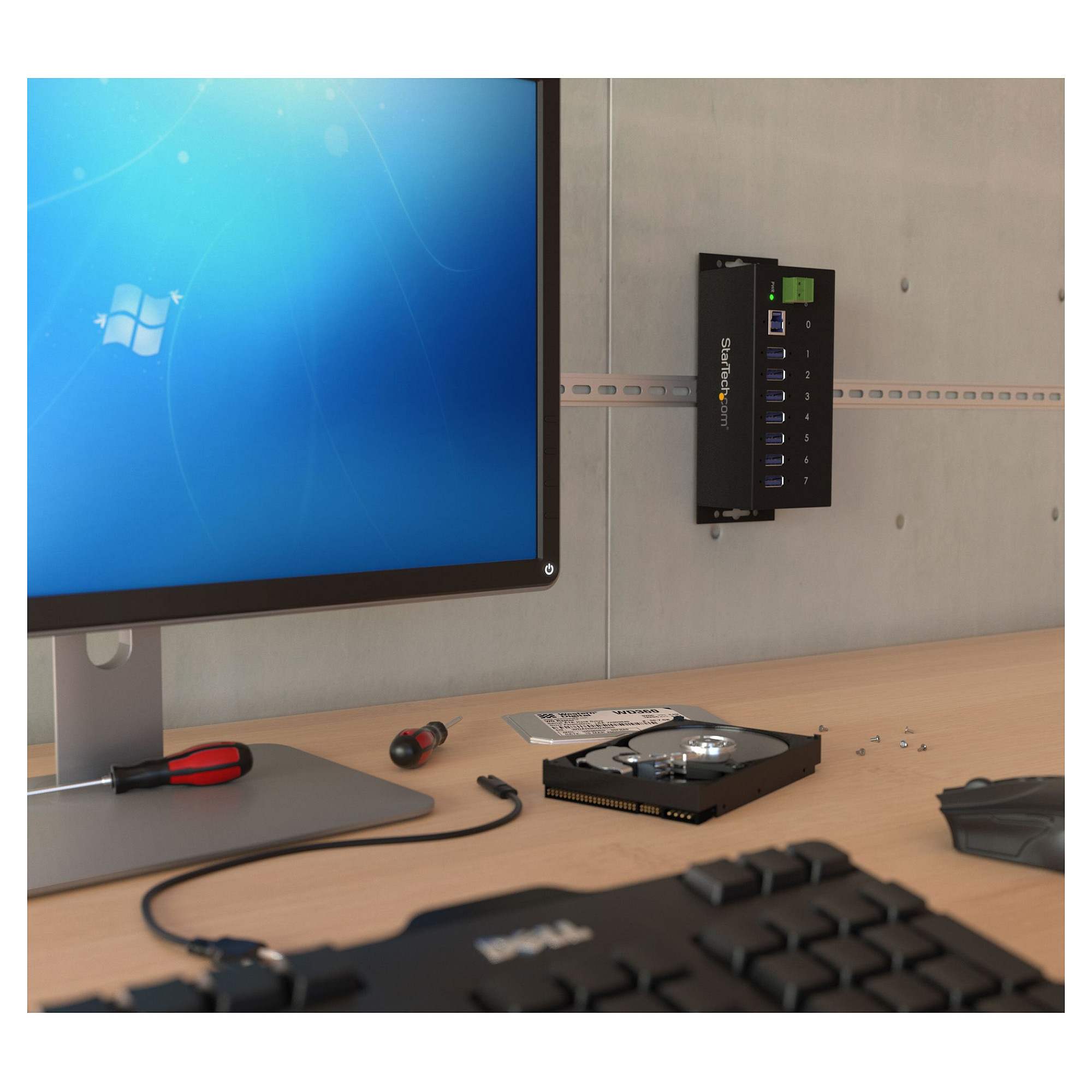 Hub StarTech USB-B to 7xUSB-A thumbnail 4
