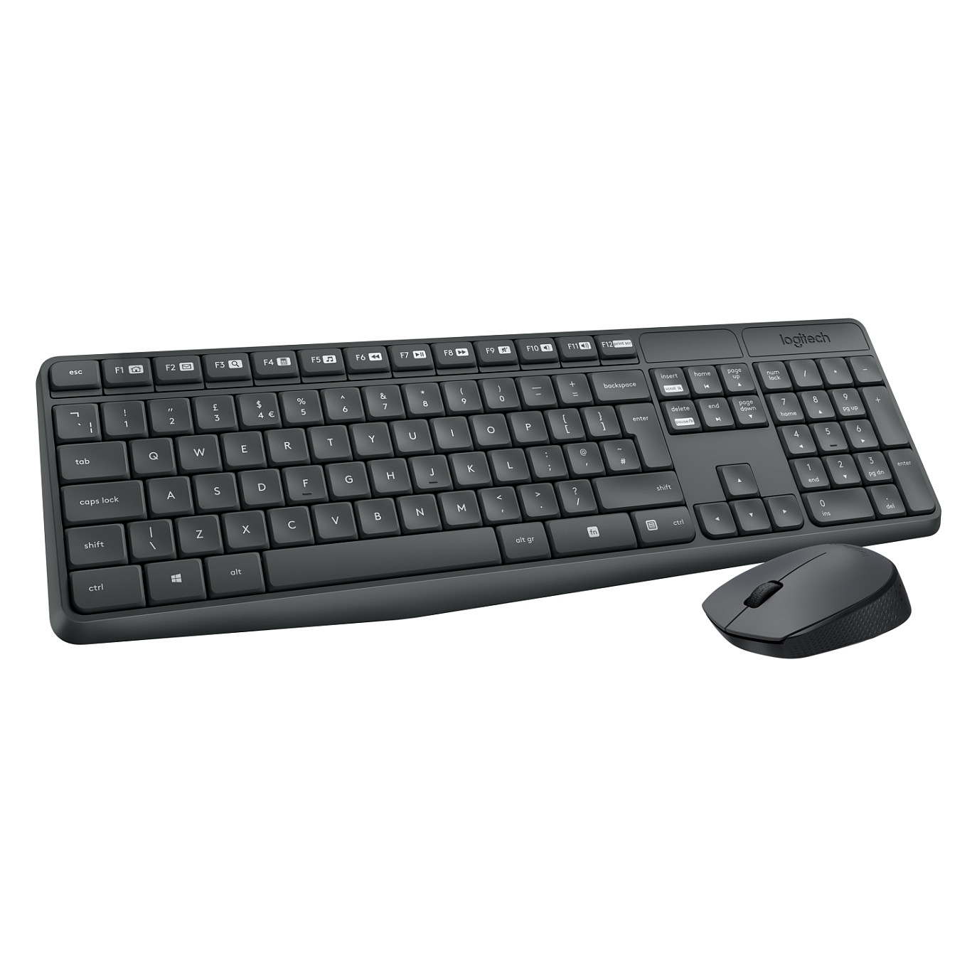 Combo (Tastierë & Maus) Logitech MK235 / Wireless / AZERTY / French Language - Zezë thumbnail 2