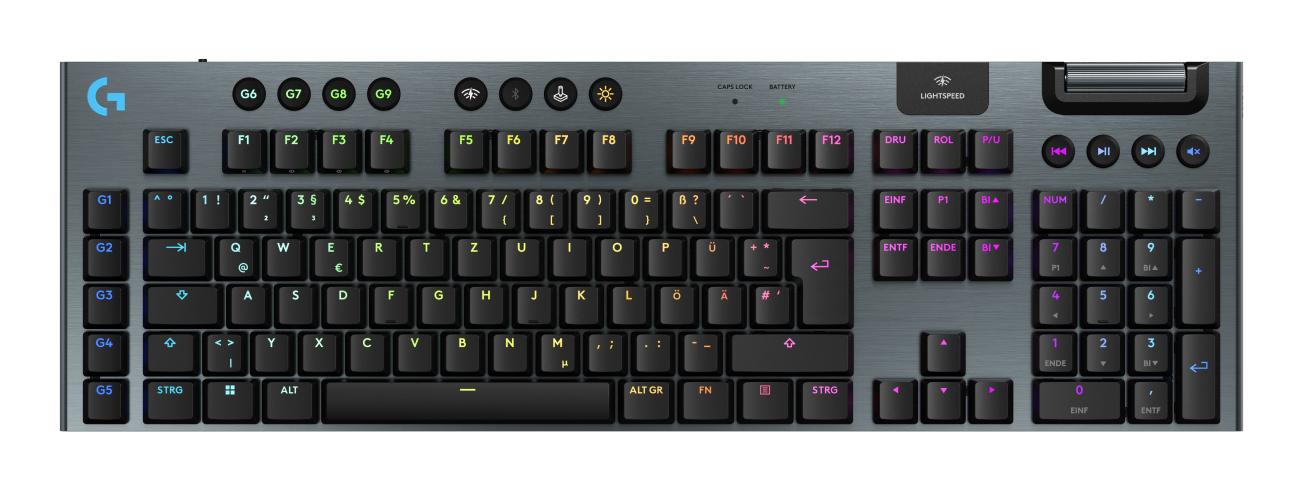 Tastierë gaming Logitech G915 X GL, RGB, e zezë 7