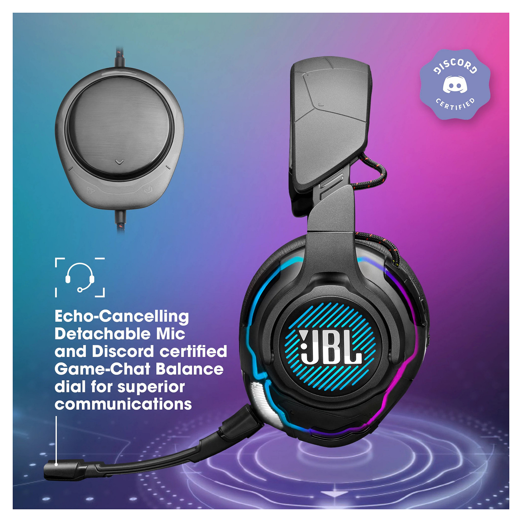 Kufje Gaming JBL Quantum ONE / Wired / QuantumSPHERE 360 / ANC / 50 mm / DTS Headphone:X 2.0 - Zezë 9