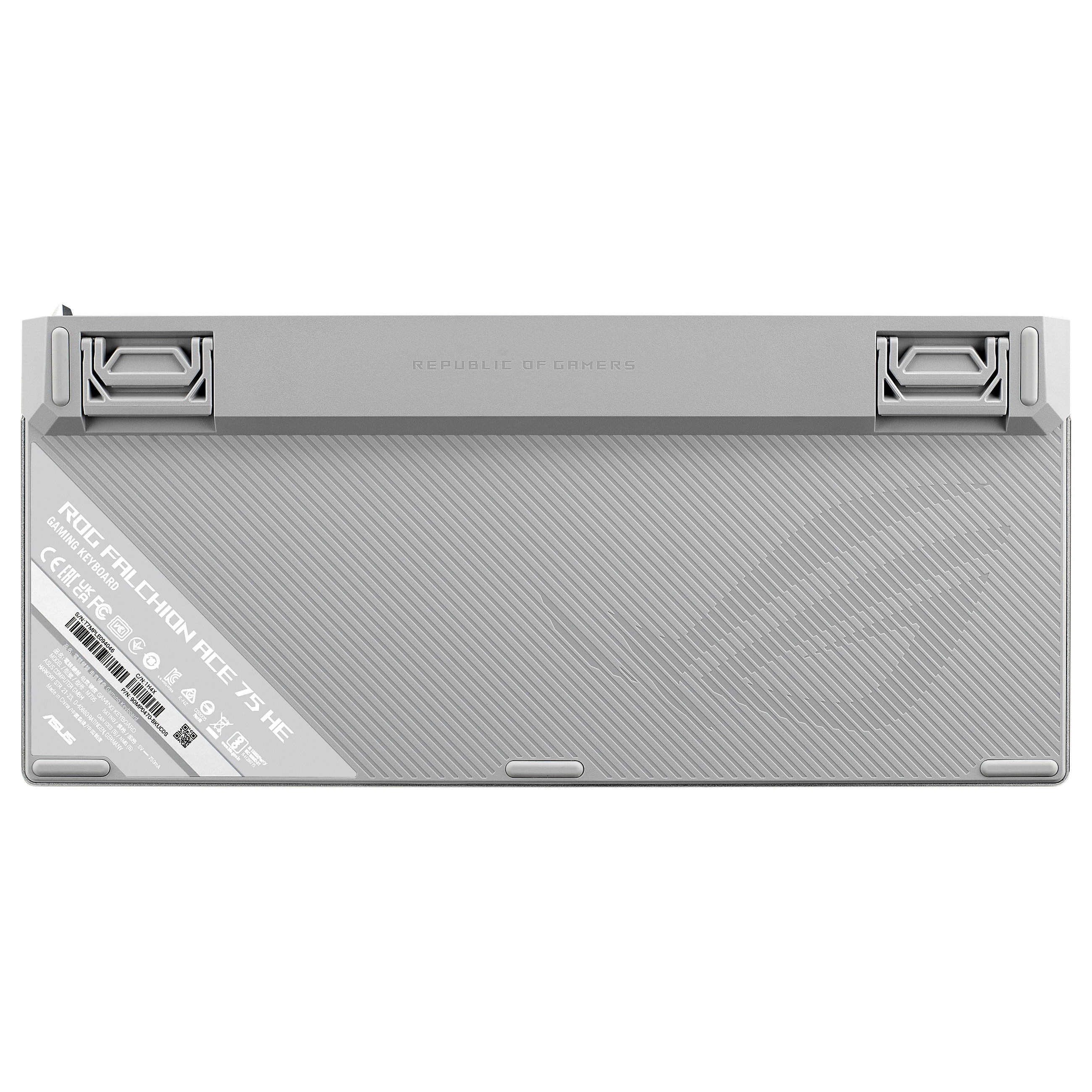 Tastierë Gaming ASUS ROG Falchion Ace 75 HE / Wired / QWERTZ (DE) / 75% / ROG HFX Magnetic / USB-C / 8000 Hz / RGB – Bardhë 4