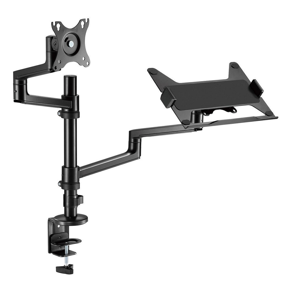 Mbajtëse për Monitor ICY BOX IB-MS523-T , 1 Monitor , deri 32" , deri 9kg , sustë gazi , VESA 75x75 & 100x100 - Argjend/Gri 3