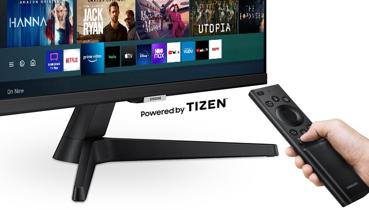 Monitor & TV Samsung LS24AM506NUXEN Smart / 24" Full HD IPS / HDMI / Wi-Fi & Bluetooth - e zezë 3