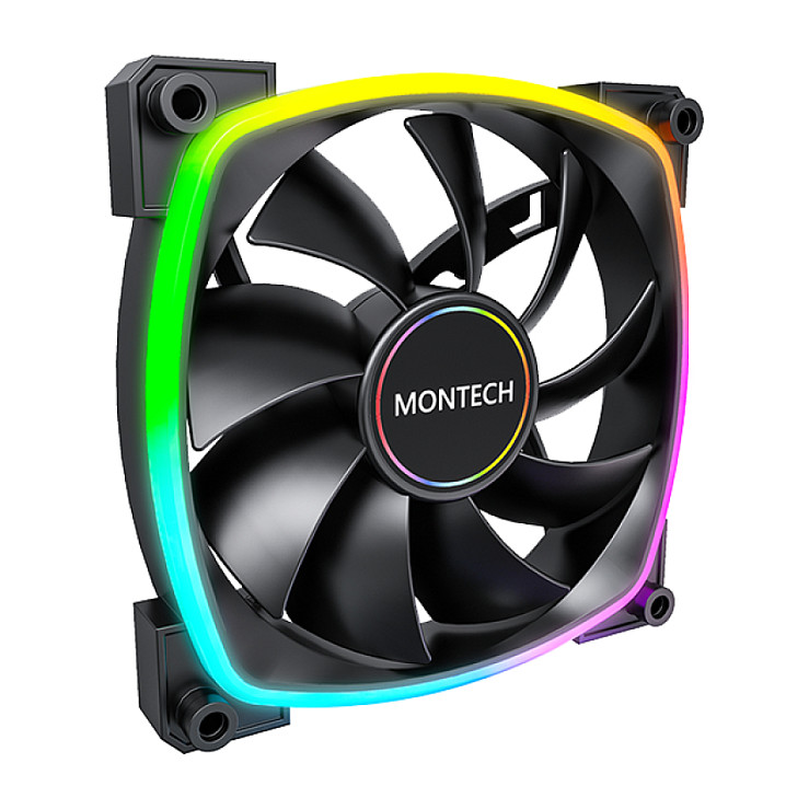 Ftohës për Kasë Montech AX140 PWM / 140mm / PWM – Zezë