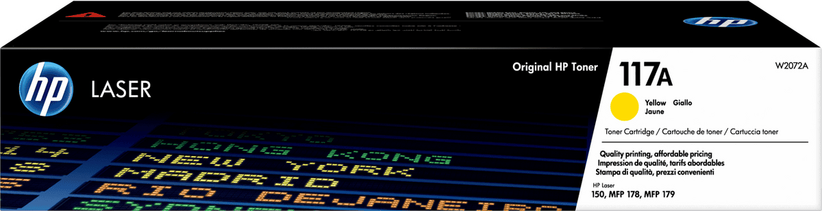 Toner HP 117A / W2072A – Verdhë