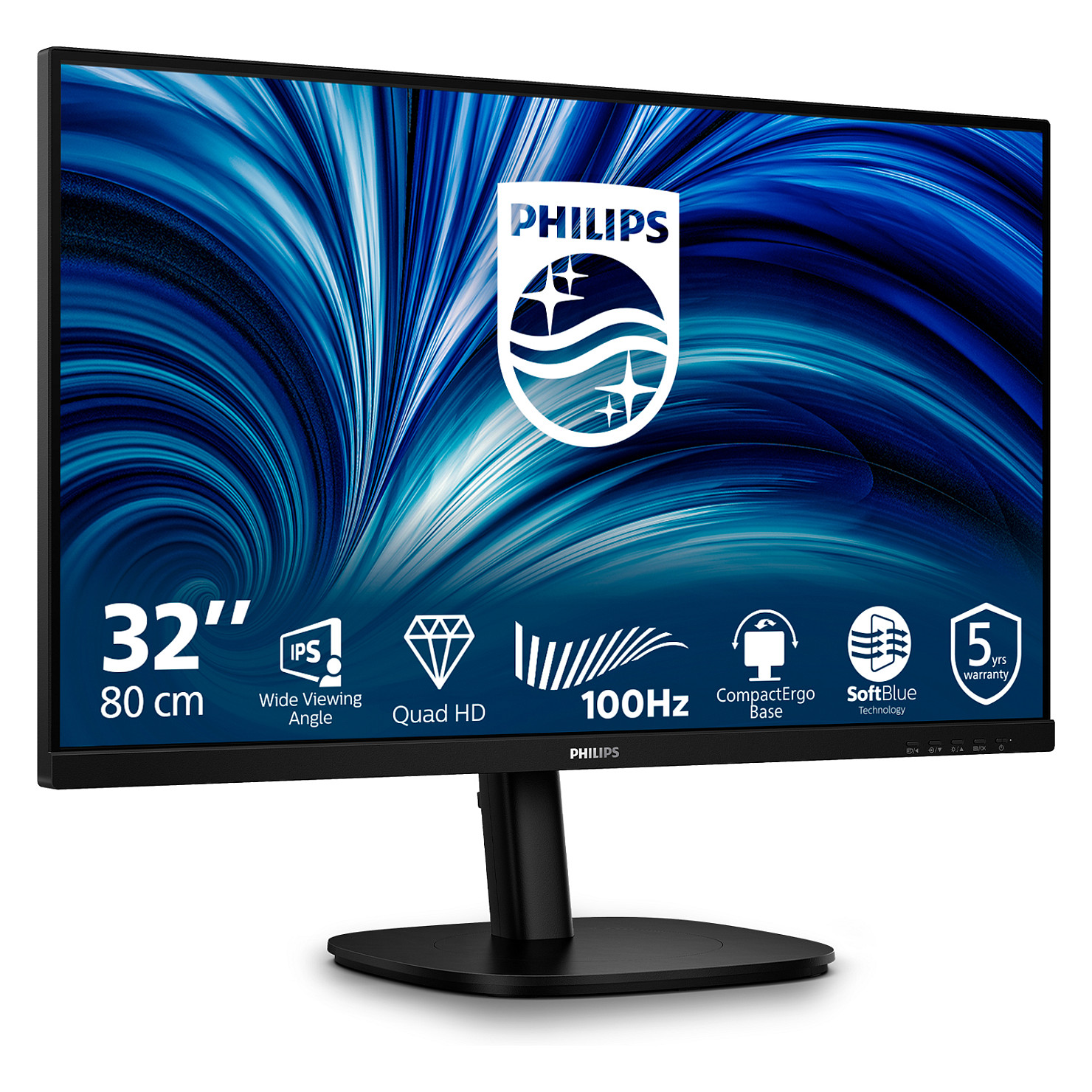 Monitor Philips 32B2N3500 / 31.5"/ Quad HD IPS LCD / 100Hz / 4ms / HDMI+DP - Zezë thumbnail 3